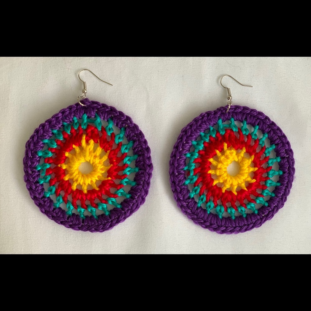 Colorful Hoop Earrings